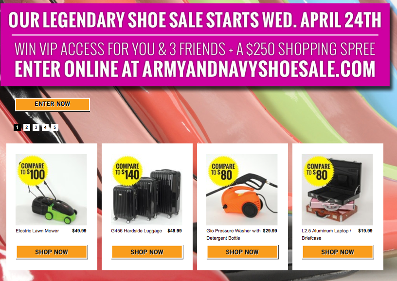army-navy-legendary-shoe-sale-here