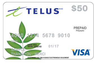 telus-student-account-visa-prepaid-card
